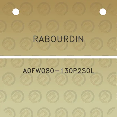 rabourdin-a0fw080-130p2s0l