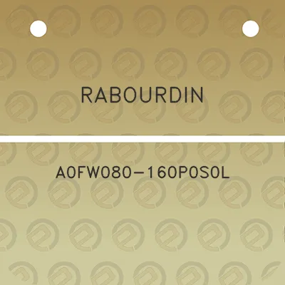 rabourdin-a0fw080-160p0s0l