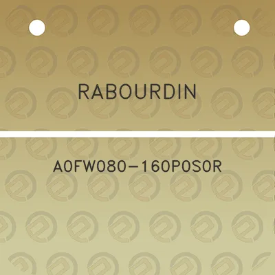 rabourdin-a0fw080-160p0s0r