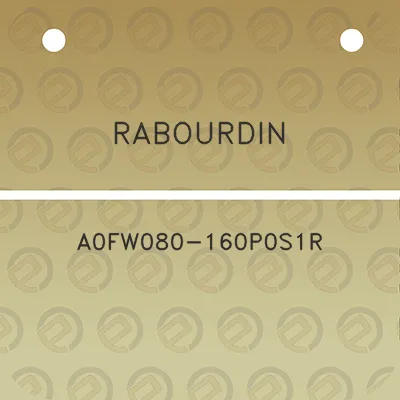 rabourdin-a0fw080-160p0s1r