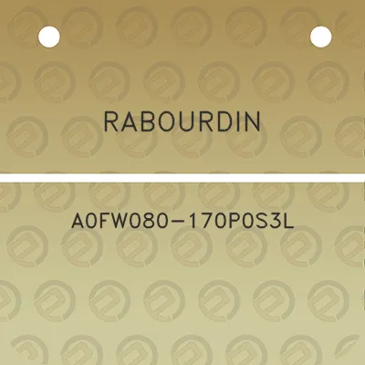 rabourdin-a0fw080-170p0s3l