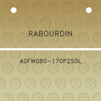 rabourdin-a0fw080-170p2s0l
