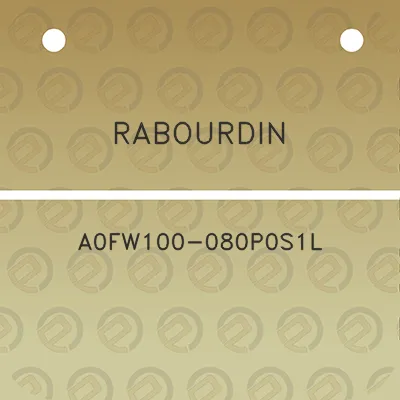 rabourdin-a0fw100-080p0s1l