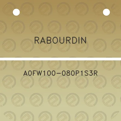 rabourdin-a0fw100-080p1s3r