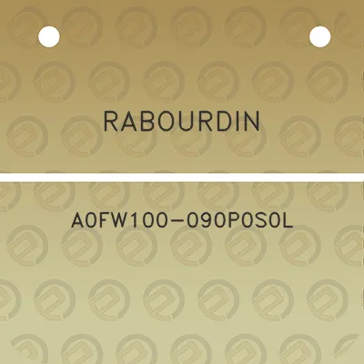 rabourdin-a0fw100-090p0s0l