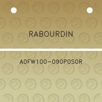 rabourdin-a0fw100-090p0s0r