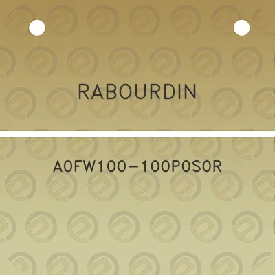 rabourdin-a0fw100-100p0s0r