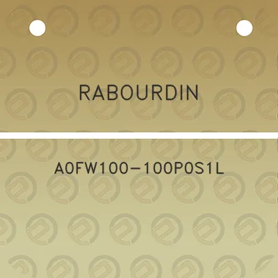 rabourdin-a0fw100-100p0s1l