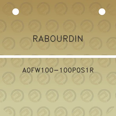 rabourdin-a0fw100-100p0s1r