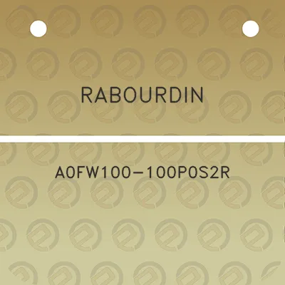 rabourdin-a0fw100-100p0s2r