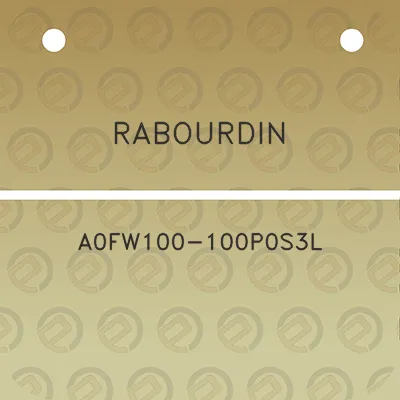 rabourdin-a0fw100-100p0s3l