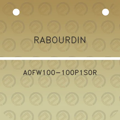 rabourdin-a0fw100-100p1s0r