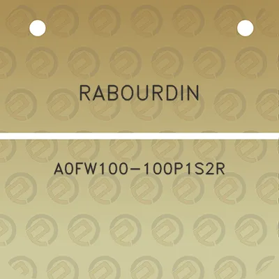 rabourdin-a0fw100-100p1s2r