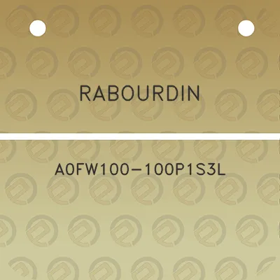 rabourdin-a0fw100-100p1s3l