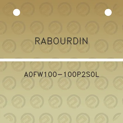 rabourdin-a0fw100-100p2s0l