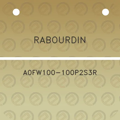 rabourdin-a0fw100-100p2s3r