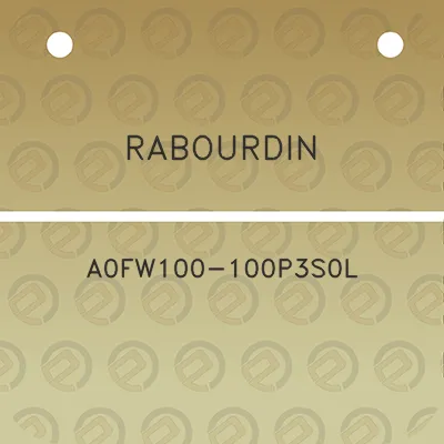 rabourdin-a0fw100-100p3s0l