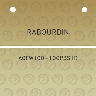 rabourdin-a0fw100-100p3s1r