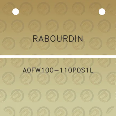 rabourdin-a0fw100-110p0s1l