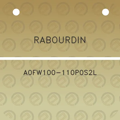 rabourdin-a0fw100-110p0s2l