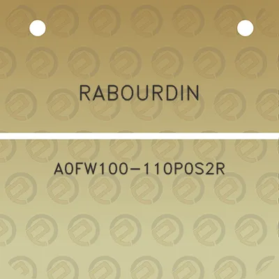 rabourdin-a0fw100-110p0s2r