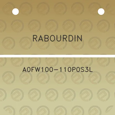 rabourdin-a0fw100-110p0s3l