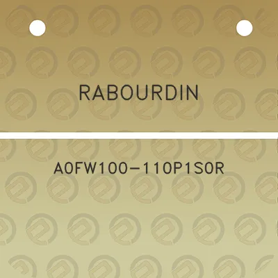 rabourdin-a0fw100-110p1s0r