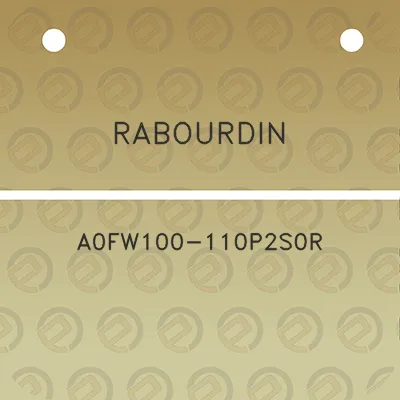 rabourdin-a0fw100-110p2s0r