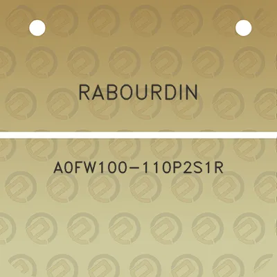 rabourdin-a0fw100-110p2s1r