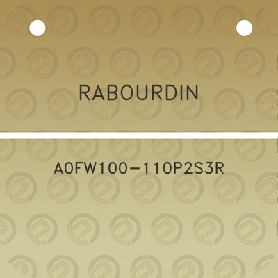 rabourdin-a0fw100-110p2s3r