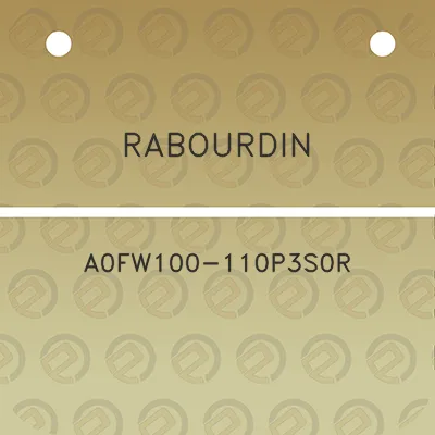 rabourdin-a0fw100-110p3s0r