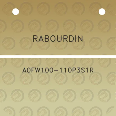 rabourdin-a0fw100-110p3s1r