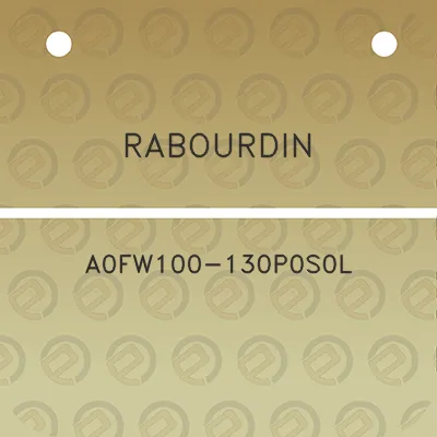 rabourdin-a0fw100-130p0s0l