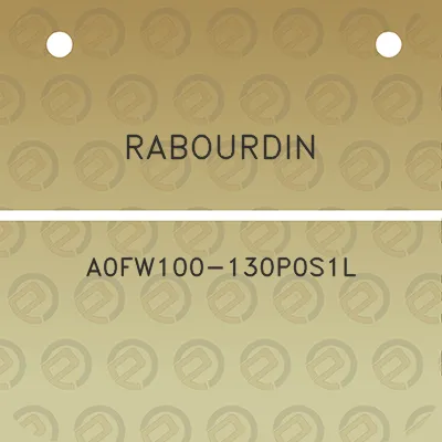 rabourdin-a0fw100-130p0s1l