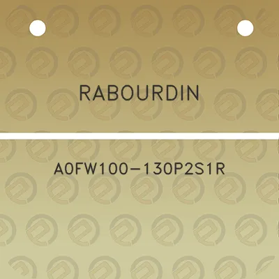 rabourdin-a0fw100-130p2s1r