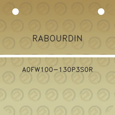 rabourdin-a0fw100-130p3s0r