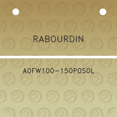 rabourdin-a0fw100-150p0s0l