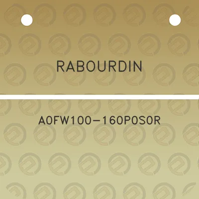 rabourdin-a0fw100-160p0s0r