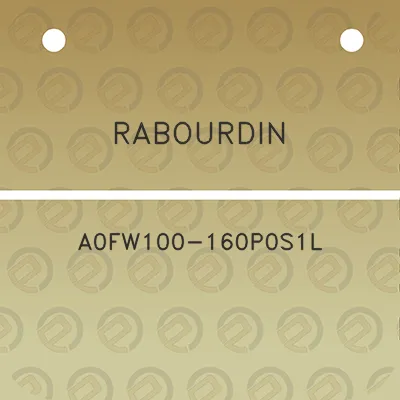 rabourdin-a0fw100-160p0s1l