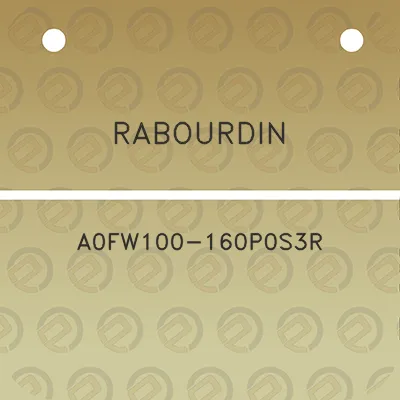 rabourdin-a0fw100-160p0s3r