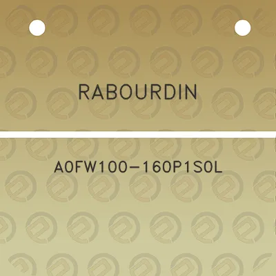 rabourdin-a0fw100-160p1s0l