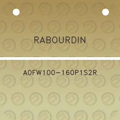 rabourdin-a0fw100-160p1s2r