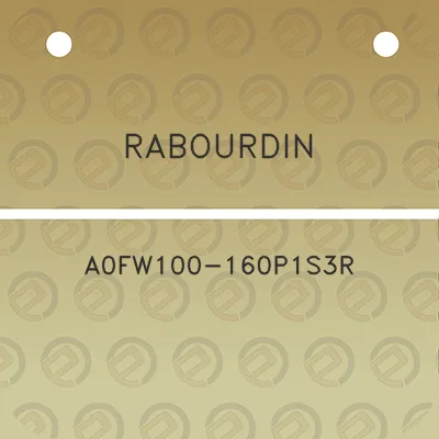 rabourdin-a0fw100-160p1s3r