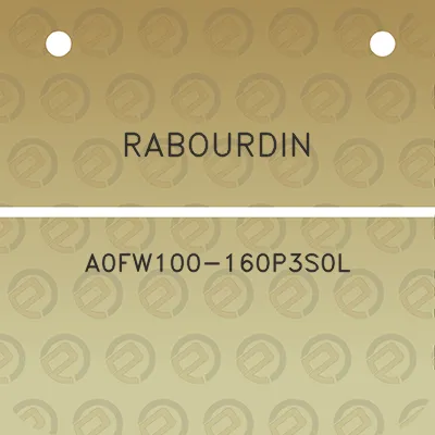 rabourdin-a0fw100-160p3s0l