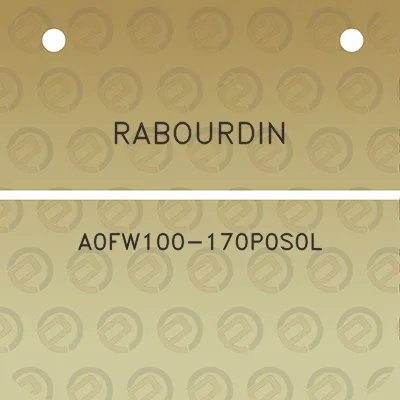 rabourdin-a0fw100-170p0s0l