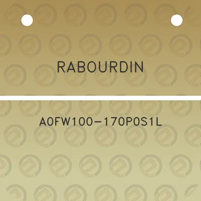 rabourdin-a0fw100-170p0s1l