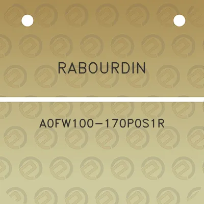 rabourdin-a0fw100-170p0s1r