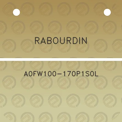 rabourdin-a0fw100-170p1s0l