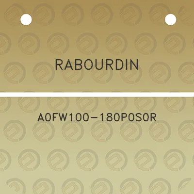 rabourdin-a0fw100-180p0s0r