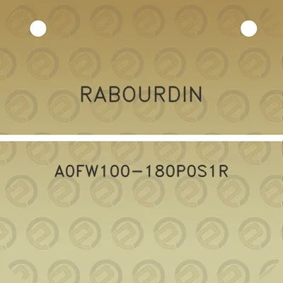 rabourdin-a0fw100-180p0s1r